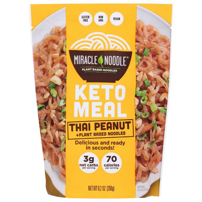 MIRACLE NOODLE: Keto Meal Thai Peanut, 9.2 oz