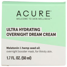 Load image into Gallery viewer, ACURE: Cream Hydrating Overnight, 1.7 fo
