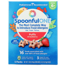 Load image into Gallery viewer, SPOONFUL ONE: Puffs Strawberry Allergen 5Ct, 1.59 oz
