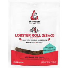 Load image into Gallery viewer, SHAMELESS PETS: Lobster Roll Over Dog Treats, 5 oz
