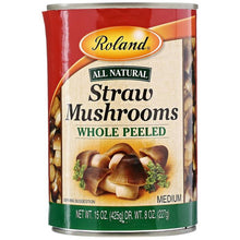 Load image into Gallery viewer, ROLAND: Peeled Straw Mushrooms, 15 oz
