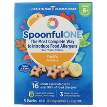 Load image into Gallery viewer, SPOONFUL ONE: Puffs Banana Allergen 5Ct, 1.59 oz
