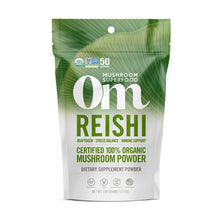 Load image into Gallery viewer, OM ORGANIC MUSHROOM NUTRITION: Reishi Mushroom Powder, 100 gm
