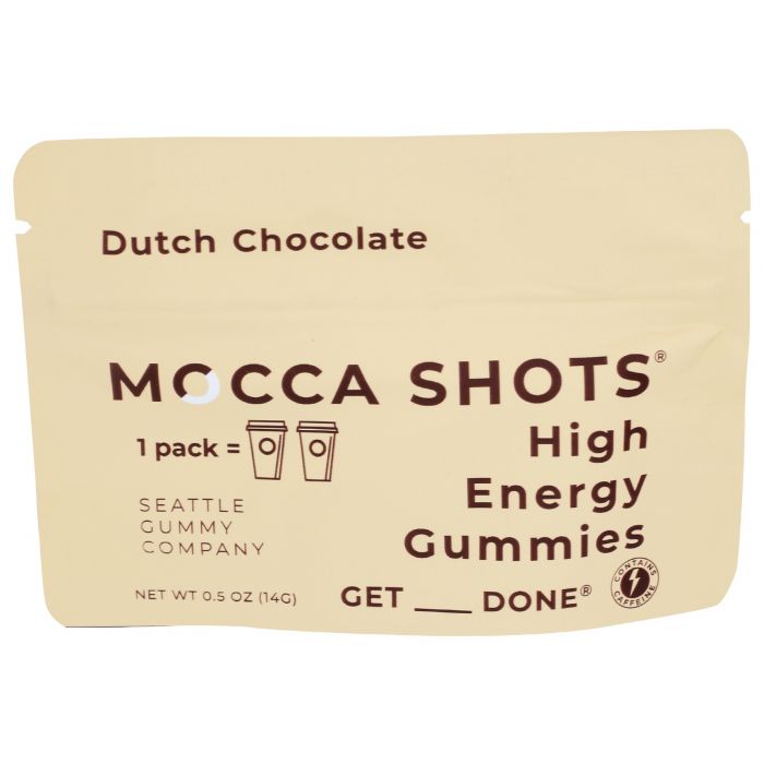 SEATTLE GUMMY COMPANY: Energy Gummy Dutch Chocolate 2Pk, 1 oz