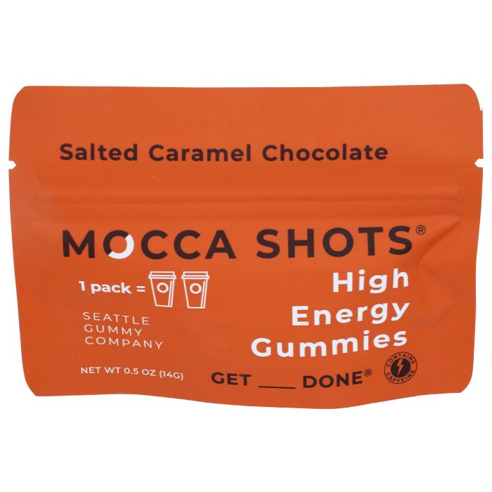 SEATTLE GUMMY COMPANY: Energy Gummy Salted Caramel Chocolate 2Pk, 1 oz