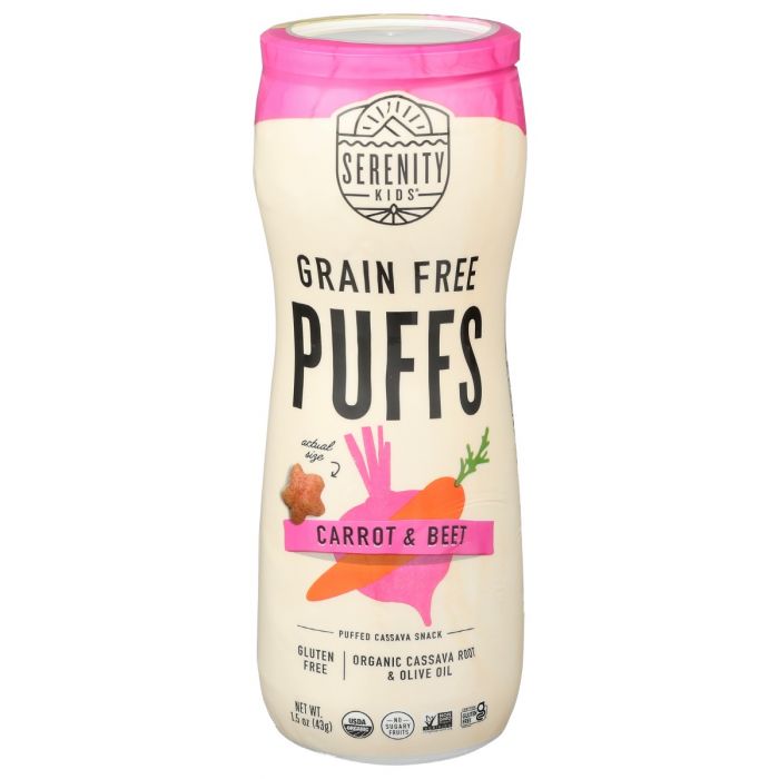 SERENITY KIDS: Toddler Puffs Carrot Beet, 1.5 oz