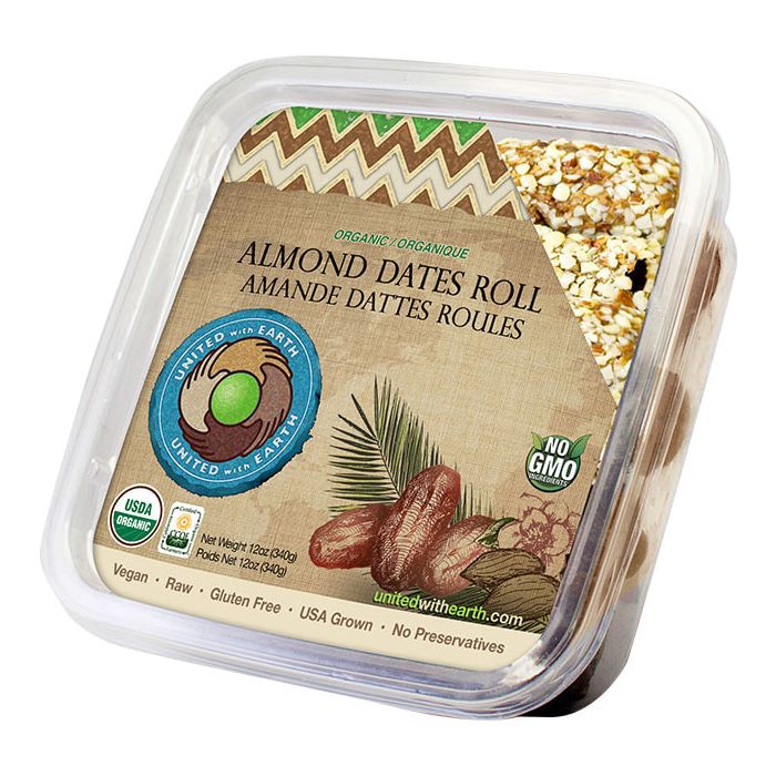 UNITED WITH EARTH: Organic Almond Roll Dates, 12 oz