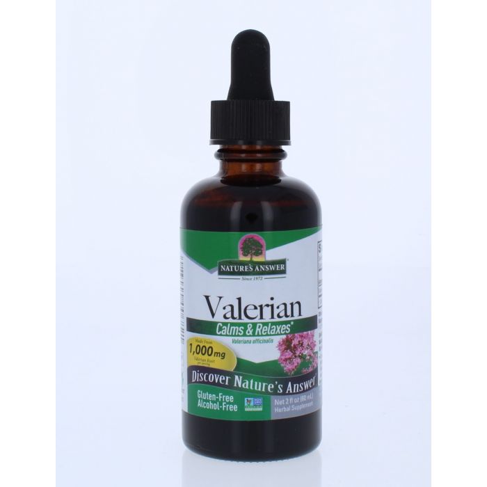 NATURES ANSWER: Valerian Root Alcohol Free, 2 oz